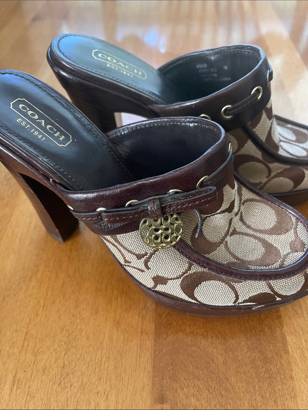 Coach Y2K Soho bag / purse with matching Mules